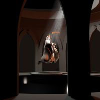 Image de présentation de la 3D renderer du projet Santa Muerte